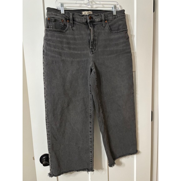 Madewell Denim - Madewell Gray Flare & Wide Leg Jeans